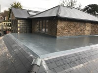 GRP flat roof